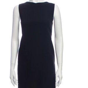 Theory Bateau Neckline Mini Dress